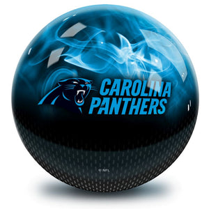 NFL Carolina Panthers On Fire Bowling Ball Back