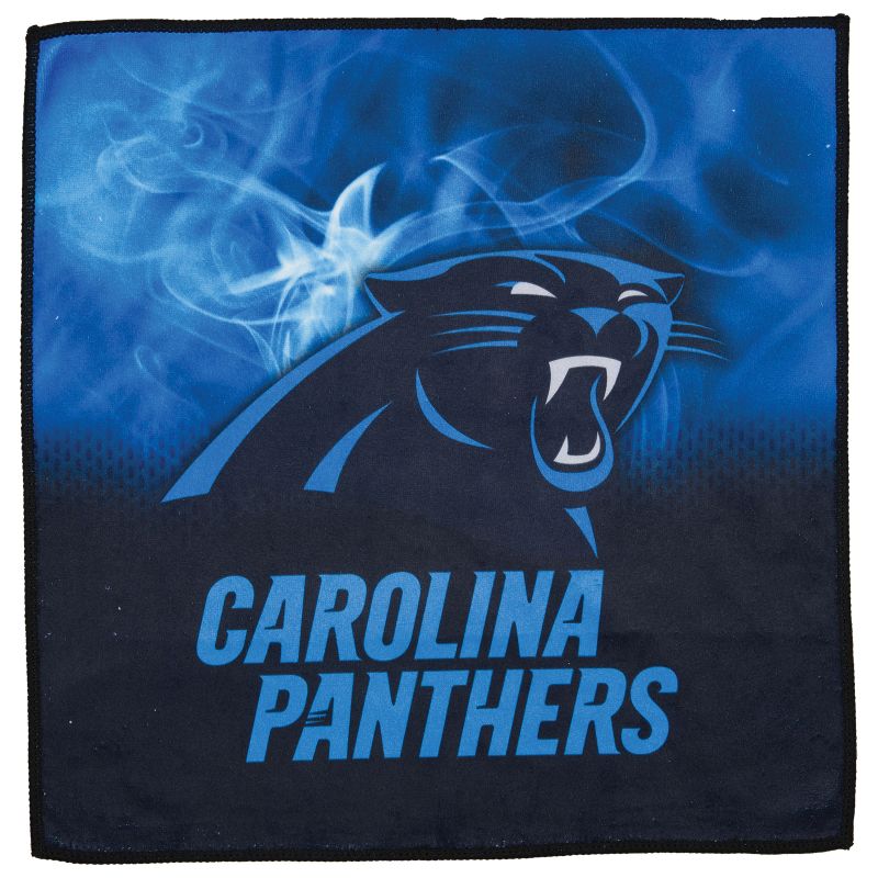 On Fire Dye Sub Towel Carolina Panthers