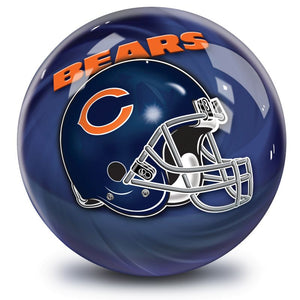 NFL Chicago Bears Helmet Bowling Ball Front