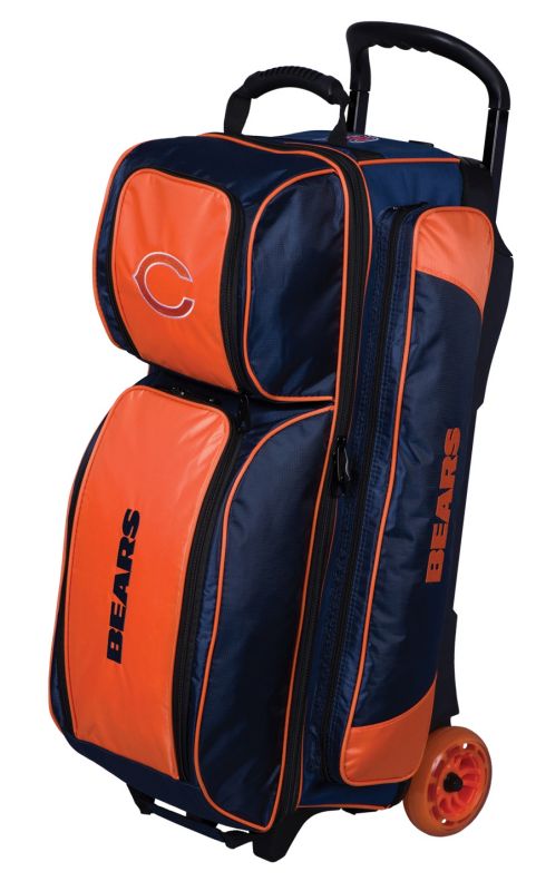 NFL 3 Ball Roller Bowling Bag Chicago Bears