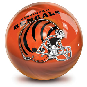 NFL Cincinnati Bengals Helmet Bowling Ball Front