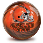 NFL Cleveland Browns Helmet Bowling Ball Front
