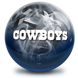 NFL Dallas Cowboys On Fire Bowling Ball Back