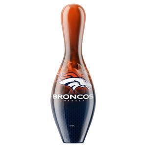 Denver Broncos On Fire Pin Back