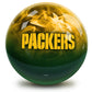 NFL Green Bay Packers On Fire Bowling Ball Back