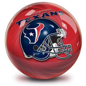 NFL Houston Texans Helmet Bowling Ball Front