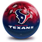 Houston Texans On Fire Bowling Ball Back