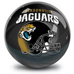 NFL Jacksonville Jaguars Helmet Bowling Ball Front