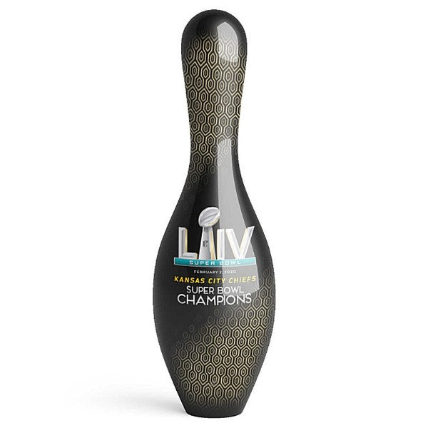 OnTheBall 2019 Super Bowl Champs Kansas City Chiefs Bowling Pin Black