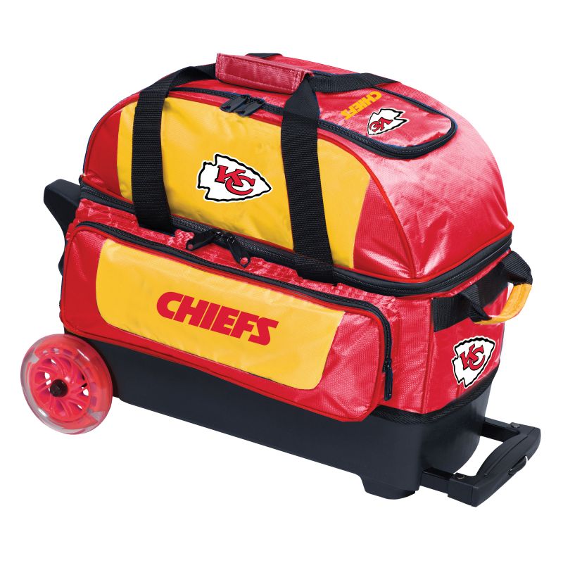 NFL 2 Ball Roller Bowling Bag Kansas City Chiefs