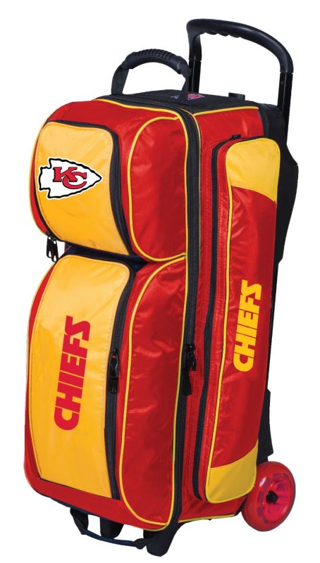 NFL 3 Ball Roller Bowling Bag Kansas City Cheifs