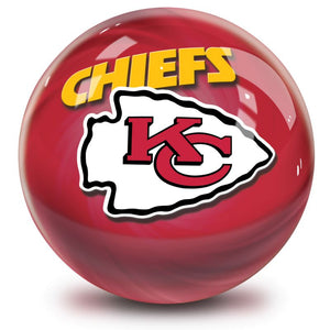 NFL Kansas City Chiefs Helmet Bowling Ball Back
