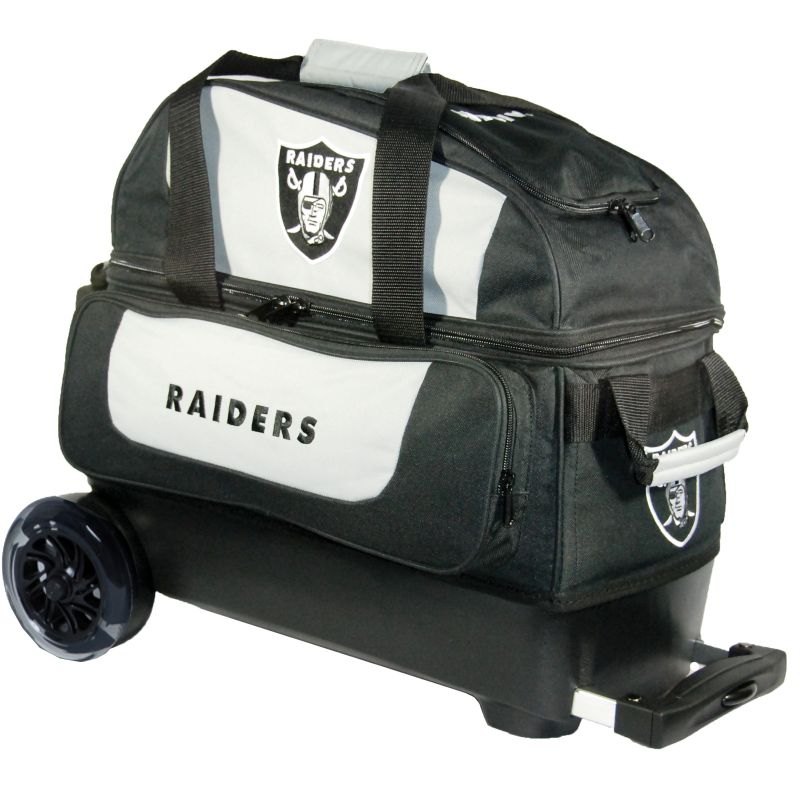 NFL 2 Ball Roller Bowling Bag Las Vegas Raiders