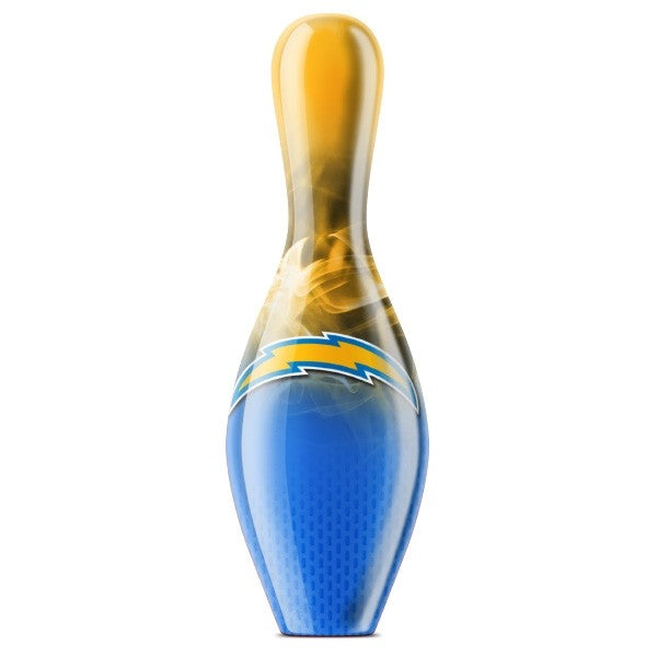 OnTheBall Los Angeles Chargers On Fire bowling pin