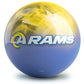 NFL Los Angeles Rams On Fire Bowling Ball Back