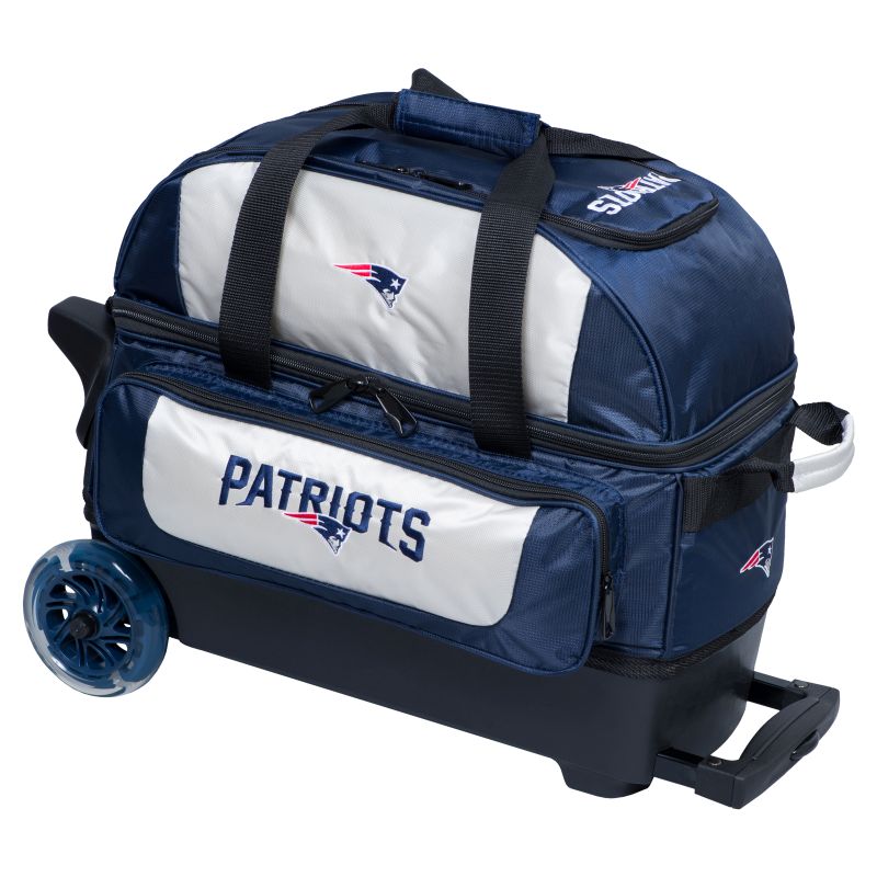 NFL 2 Ball Roller Bowling Bag New England Patiots