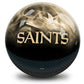 NFL New Orleans Saints On Fire Bowling Ball Back