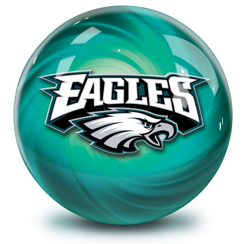 NFL Philadelphia Eagles Helmet Bowling Ball Back