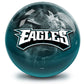 NFL Philadelphia Eagles On Fire Bowling Ball Back