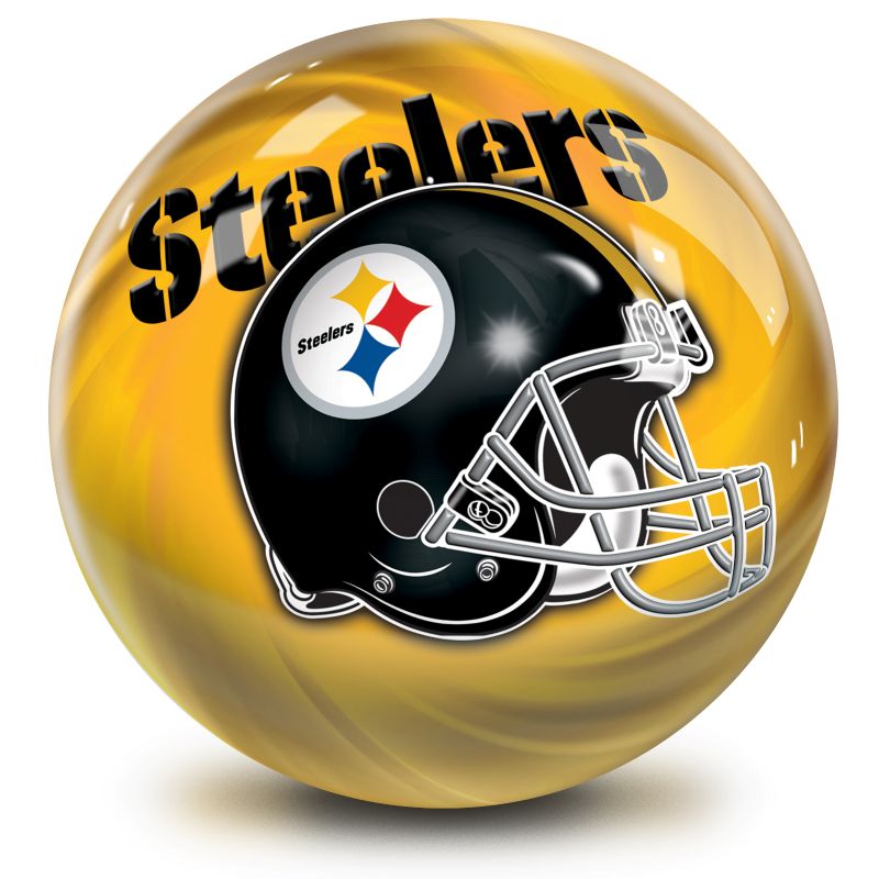 NFL Pittsburgh Steelers Helmet Bowling Ball Front