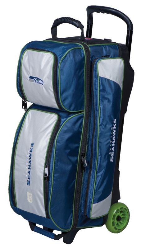 NFL 3 Ball Roller Bowling Bag Seattle Seahawks