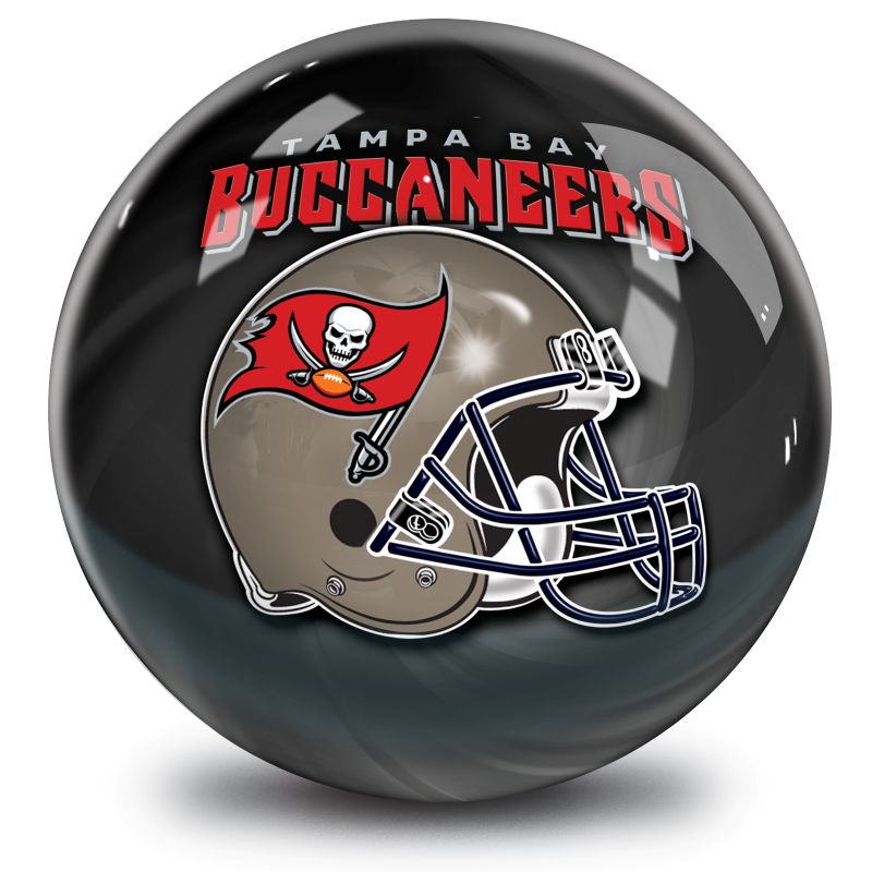 NFL Tampa Bay Buccaneers Helmet Bowling Ball Front