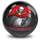 NFL Tampa Bay Buccaneers Helmet Bowling Ball Back