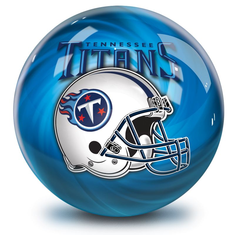 NFL Tennessee Titans Helmet Bowling Ball Front