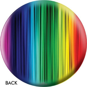 OnTheBall Alternative Lifestyle Rainbow Bowling Ball Side 2