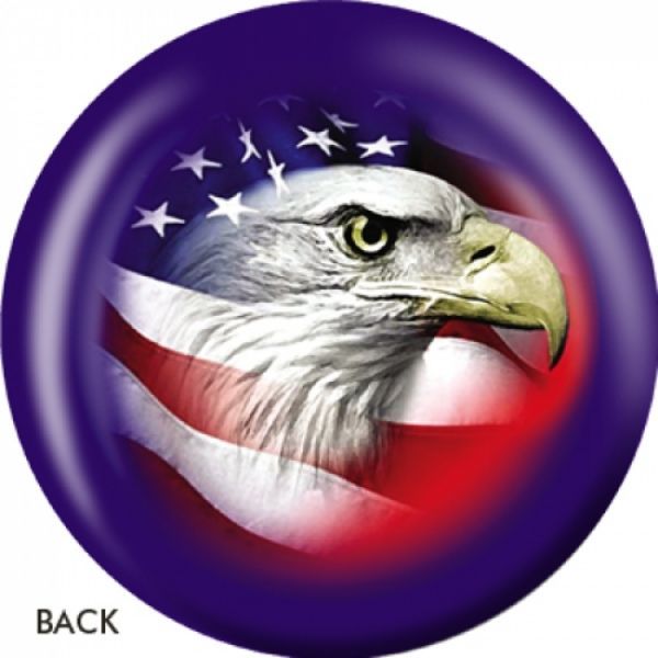 OnTheBall Americana American Eagle Bowling Ball Side 2