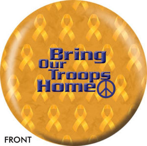 OnTheBall Americana Bring Our Troops Home Bowling Ball