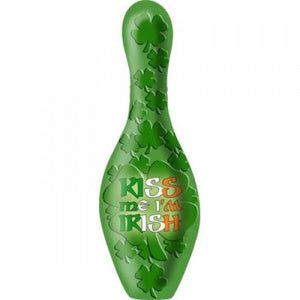 OnTheBall Kiss Me I'm Irish bowling pin