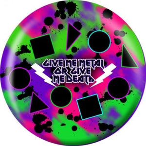 OnTheBall Give Me Metal or Give Me Death Bowling Ball