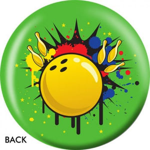OnTheBall Hooked On Bowling Bowling Ball Side 2