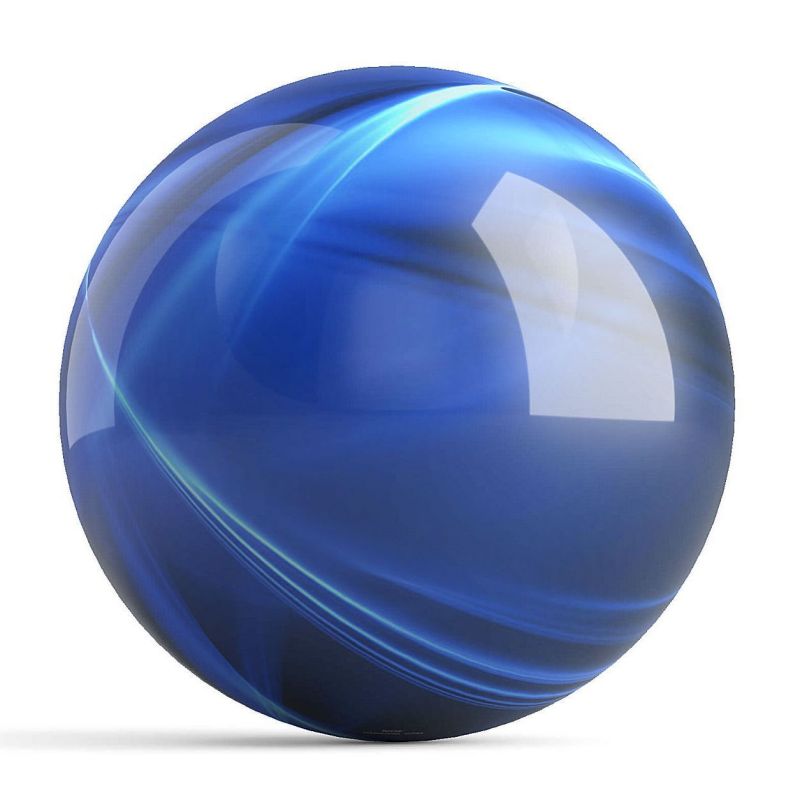 OnTheBall Custom Blue Techno Bowling Ball