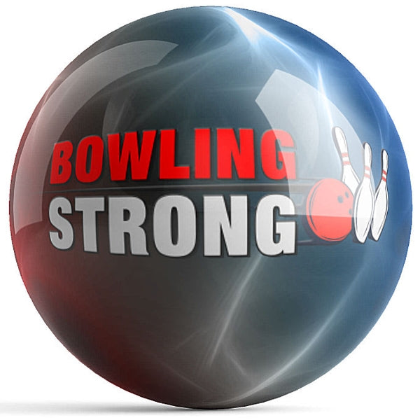 OnTheBall Bowling Strong Get The Ball Rolling Bowling Ball Front