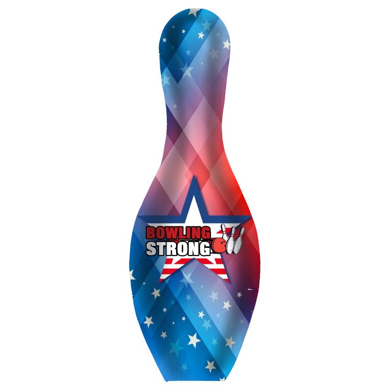 OnTheBall Bowling Strong US Star bowling pin