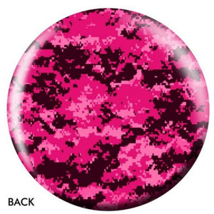 OnTheBall Camo Pink Bowling Ball Side 2