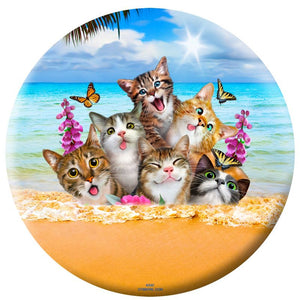 OnTheBall Animal Selfies Cats Bowling Ball