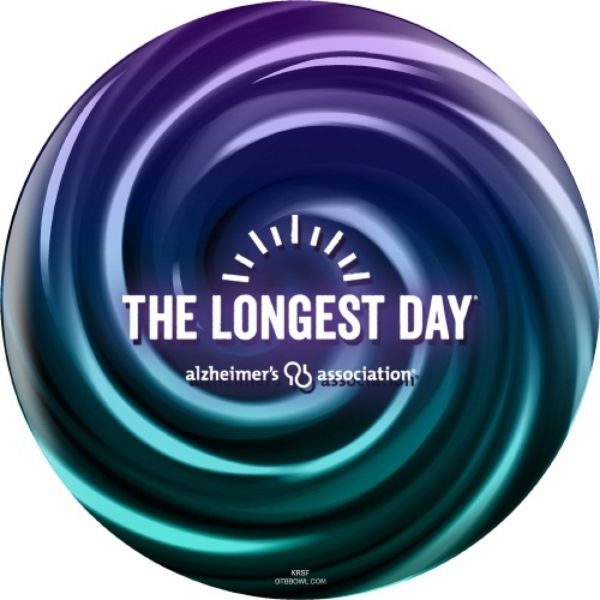 OnTheBall Alzheimer's Association The Longest Day Bowling Ball