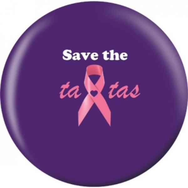 OnTheBall Save The Tatas Bowling Ball