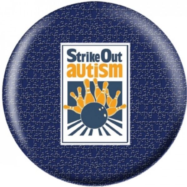 OnTheBall Strike Out Autism Bowling Ball