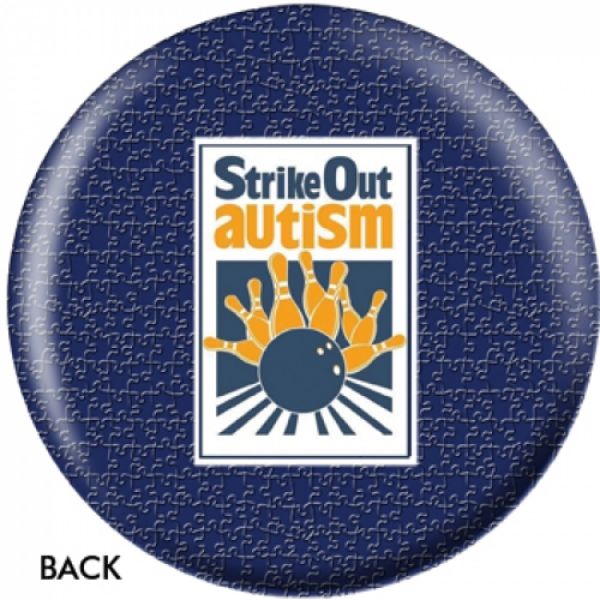 OnTheBall Strike Out Autism Bowling Ball Side 2