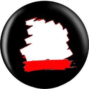 OnTheBall Born To Bowl Custom Bowling Ball Side 2