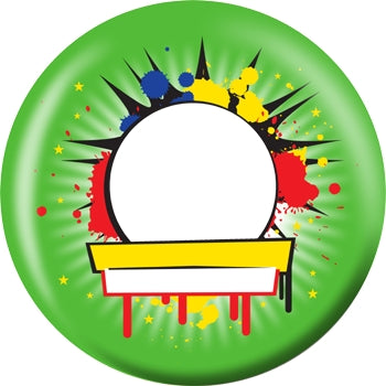 OnTheBall Hooked On Bowling Custom Bowling Ball Side 2