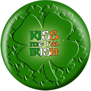 OnTheBall Kiss Me I'm Irish Custom Bowling Ball