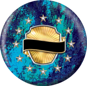 OnTheBall Bowling Awards Blue Space Custom Bowling Ball Side 2