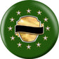 OnTheBall Bowling Awards Green Custom Bowling Ball Side 2