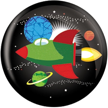 OnTheBall Astronaut Custom Birthday Bowling Ball Side 2