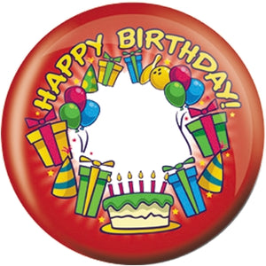 OnTheBall Red Gift Box Custom Birthday Bowling Ball